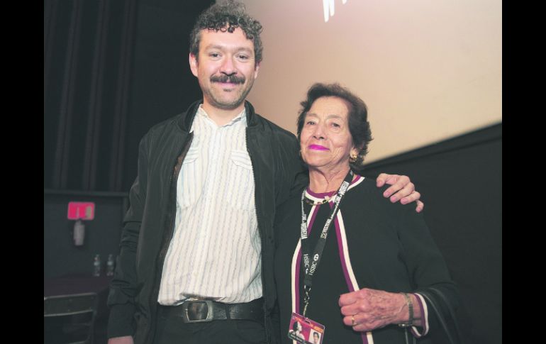 'La unión' (2008), 'Zoogocho' (2008) y 'Entre la noche y el día' (2011). De izquierda a derecha el director y la actriz. EL INFORMADOR / J. Mendoza