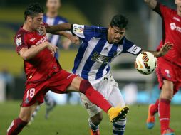 Carlos desea poner su mente en la liga española y nada más. EFE / J. Etxezarreta