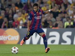 Neymar abrió el marcador para el Barcelona en los primeros minutos del partido AFP / J. Lago
