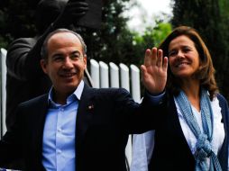 Felipe Calderón Hinojosa y Margarita Zavala, de nuevo a la actividad pública en México. NTX / ARCHIVO
