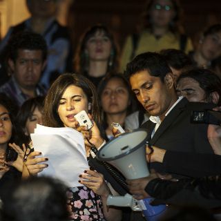 Celebridades se manifiestan en Morelia