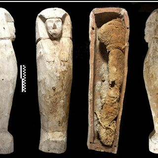 Hallan un sarcófago egipcio de hace tres mil años en un domicilio de Londres