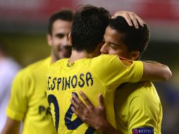 Giovanni cierra la cuenta de goles, Villarreal llega a siete puntos en el Grupo A de la Europa League. AFP / J. Jordan.