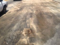 El derrame se registró en la zona centro de esa localidad. ESPECIAL / Secretaría de movilidad