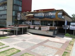 Una treintena de personas encapuchadas edita una 'cápsula' pero Ciudad Universitaria continúa su programación. NTX / ARCHIVO