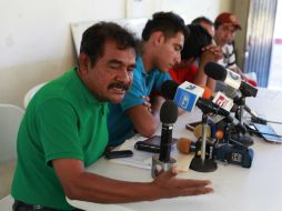 Padres de los estudiantes desaparecidos exigieron una reunión con Peña Nieto. EFE / J. Méndez