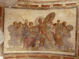 Pintores del siglo XV se inspiraron en los frescos aún visibles en el techo de la Domus Aurea. EFE /