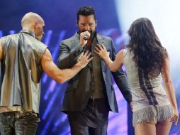 Ricky estuvo apoyado en una sofisticada escenografía y acompañado por un excelente grupo de baile. EFE / M. Ruiz