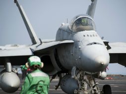 La misión Resolución Inherente tiene como componente principal son ataques aéreos contra los yihadistas. AP / B. Stephens