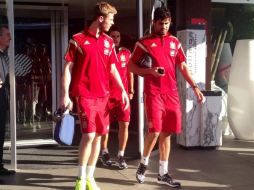 Diego Costa (d) ya se ha quedado fuera del equipo en los dos partidos anteriores debido a compromisos con la Selección Española. TWITTER / @SeFutbol