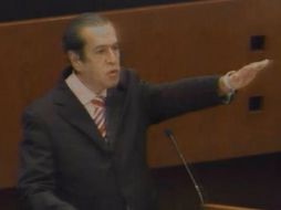 El Dr. Rogelio Ortega Martínez rinde protesta como gobernador de Guerrero en el Congreso del Estado. TWITTER / @portalguerrero