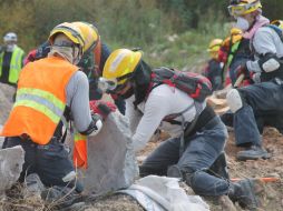 El curso finalizó con la realización de un ejercicio final, donde los participantes pusieron en práctica los conocimientos adquiridos. ESPECIAL / Protección Civil Jalisco
