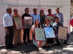En un evento sencillo en el Polideportivo Revolución, autoridades del deporte del estado entregan el Premio al Mérito Deportivo. EL INFORMADOR / J. Robles