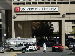 Kaci Hickox fue aislada en el Hospital Universitario. AFP / K. Betancur