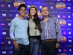 Benny Emmanuel, Ale Müller y Lalo España dan voz a algunos de los personajes de esta cinta. SUN / A. Salinas