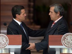 Rogelio Ortega se reunió con el Presidente Enrique Peña Nieto en Los Pinos. SUN / Presidencia