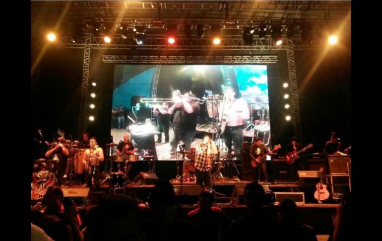 El trombonista, Paco Barajas, afirma que les gusta tocar en festivales porque hay un público más variado. TWITTER /  @RococoTweets