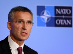 Stoltenberg urge a Moscú a ''cesar sus acciones desestabilizadoras en Ucrania y retirar sus tropas''. AFP / E. Dunand