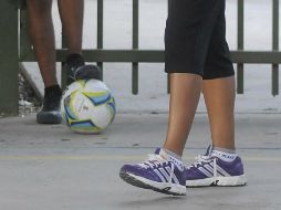 Lugo Fuenlabrada juega en una especie de quinta división. NTX / ARCHIVO