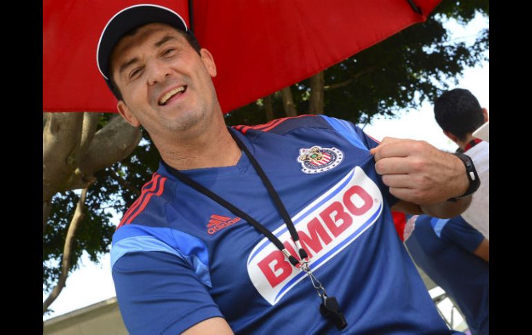 José Manuel de la Torre durante el Día de Medios en Chivas. MEXSPORT / A. Macías