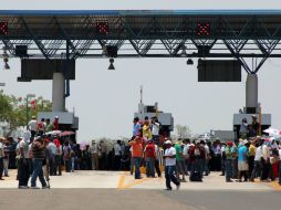 Señalan que la ocupación de la caseta de la carretera Tuxtla Gutiérrez-San Cristóbal de las Casas será durante todo el día. NTX / ARCHIVO