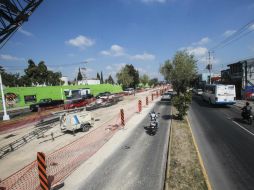 Las obras de la Línea 3 han ocacionado varios problemas viales. EL INFORMADOR / ARCHIVO