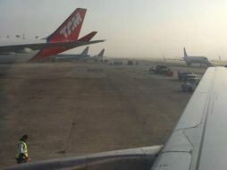 Ya se reanudaron las operaciones de despegue debido a la mejora en condiciones de visibilidad. TWITTER / @Salvadormex