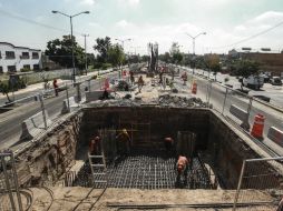 En estos momentos hay varios frentes de obra relacionados con la Línea 3. EL INFORMADOR / A. García