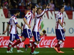 El Atlético responde al empate 1-1 y define el partido con cuatro tantos para el minuto 80. AFP / P. Marcou
