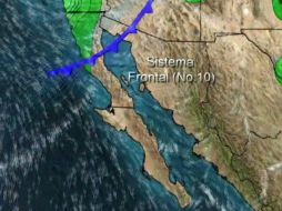 El frente frío 10 afectará, principalmente, a los estados del norte de México. YOUTUBE / smnmexico