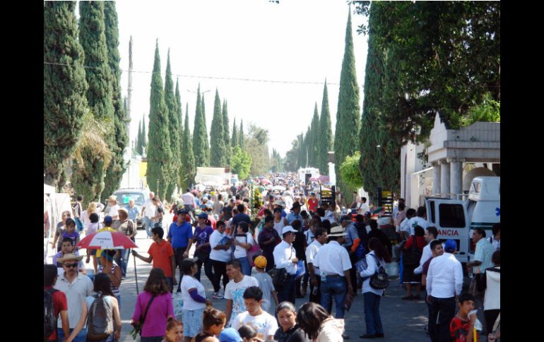 El cementerio de mayor afluencia es el Guadalajara, ubicado al oriente de la ciudad. ESPECIAL / Ayuntamiento de Guadalajara