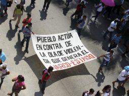 Las movilizaciones por parte de familiares, amigos y colectivos no han cesado; el pueblo pide justicia al gobierno. EFE / ARCHIVO