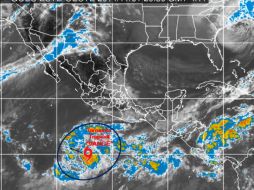 'Vance' se localizaría a 920 kilómetros al sur-suroeste de Acapulco, Guerrero. TWITTER / @conagua_clima