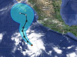 Esta es la imagen de la trayectoria que tendrá el fenómeno. TWITTER / @david_korenfeld