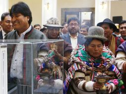 Morales gobernará Bolivia cinco años más, tras ganar las eleccoines del 12 de octubre con más del 61 por ciento de los votos. AP / J. Karita