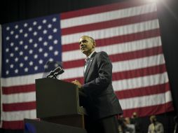 Obama viajó el domingo a Connecticut y Pennsylvania para hacer campaña a favor de candidatos demócratas. AP / P. Monsivais