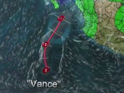 El huracán ''Vance'' se intensifica y alcanzó  la categoría III, en la escala Saffir-Simpson. YOUTUBE / smnmexico