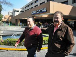 Por la mañana, Serrano Cortés y el secretario de Salud, Armando Ahued, se retiraron del hospital tras una visita sin dar declaraciones. SUN / ARCHIVO