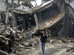 Israelíes y palestinos deben retomar próximamente negociaciones indirectas para perpetuar el alto el fuego. AFP / M. Hams