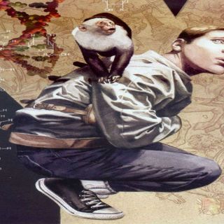 El último hombre sobrevive en un cómic