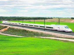 Prototipo. El tren de alta velocidad México-Querétaro será similar al de la imagen. ESPECIAL /
