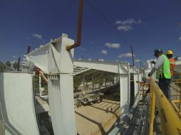 La inversión en infraestructura del parque industrial de Lagos de Moreno asciende a 500 millones de pesos. ESPECIAL / lagos.gob.mx