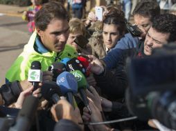 El tenista asegura que su objetivo es dejar de tener dolor. EFE / A. García