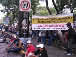 El cierre de avenida Alcalde mantiene colapsada la vialidad en el primer cuadro de la ciudad. EL INFORMADOR / G. Jáuregui