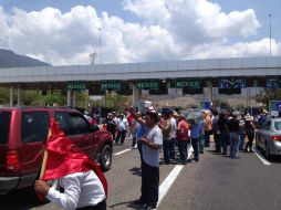 Del lado norte de Chilpancingo, se obstruyen las vías norte y sur. NTX / ARCHIVO