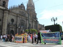 Mencionan que mientras no se tenga una respuesta favorable por el Ayuntamiento, habrá manifestaciones. EL INFORMADOR / ARCHIVO