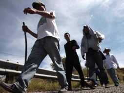Los '43x43' exigen a las autoridades actuar frente al clima de violencia que que se vive en México. SUN / ARCHIVO