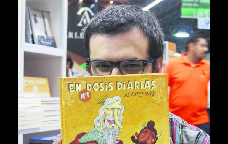 Alberto Montt. Ilustrador, diseñador y artista plástico. Su trabajo se ha hecho famoso gracias al blog Dosis Diarias.  /