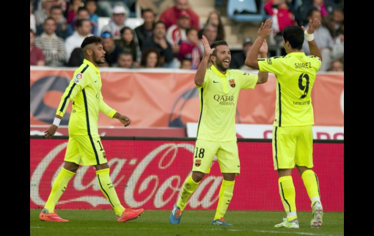 El equipo blaugrana no podía darse el lujo de perder luego de ceder el liderato tras dos tropiezos seguidos. AFP / J. Guerrero