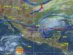 Habrá descenso de temperatura en los estados del norte noreste, centro y oriente del país. ESPECIAL / smn.conagua.gob.mx